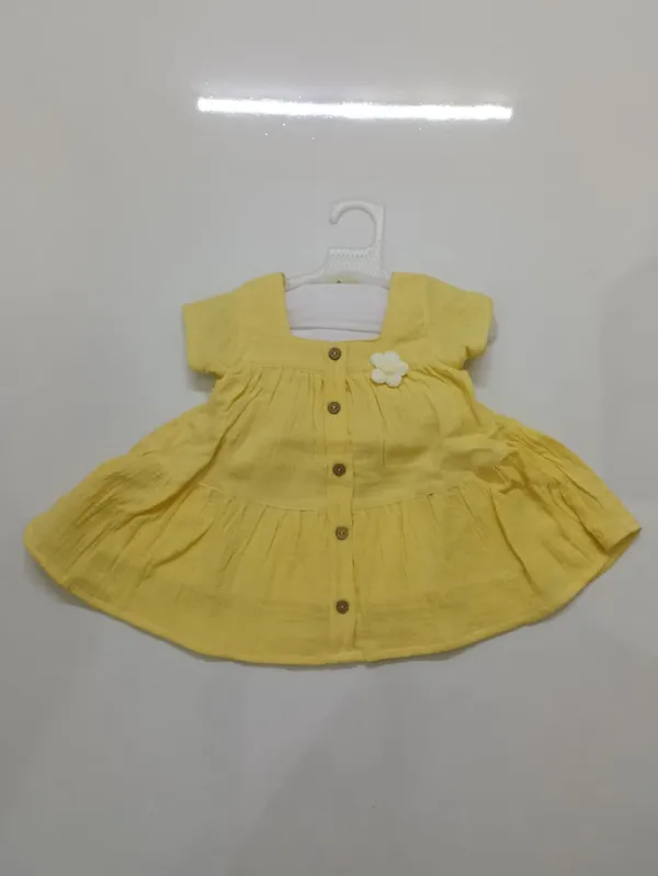 Yellow_Gathered_Frock_for_Baby_Girls