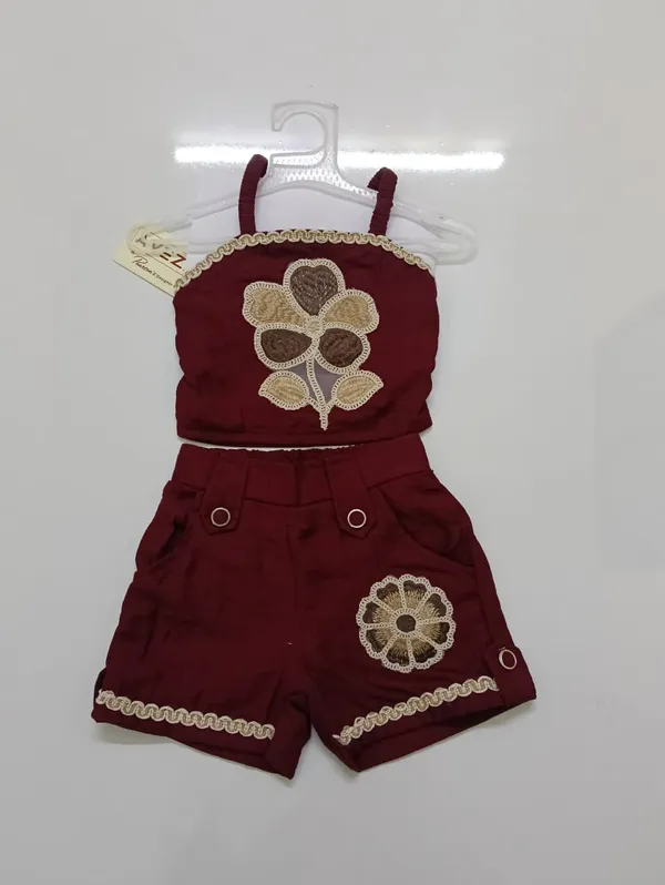 Maroon_Floral_Romper_For_Baby_Girls
