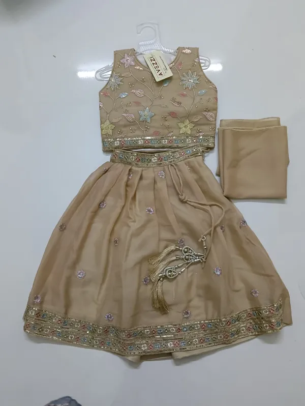 Beige_Embroidered_Lehenga_Choli_Set_for_Girls