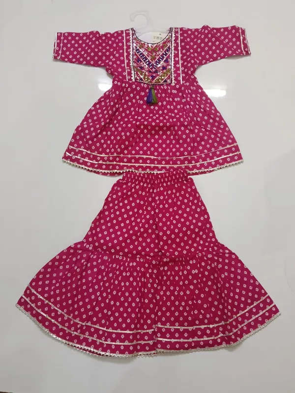 Pink_Printed_Lehenga_Choli_Set_for_Girls