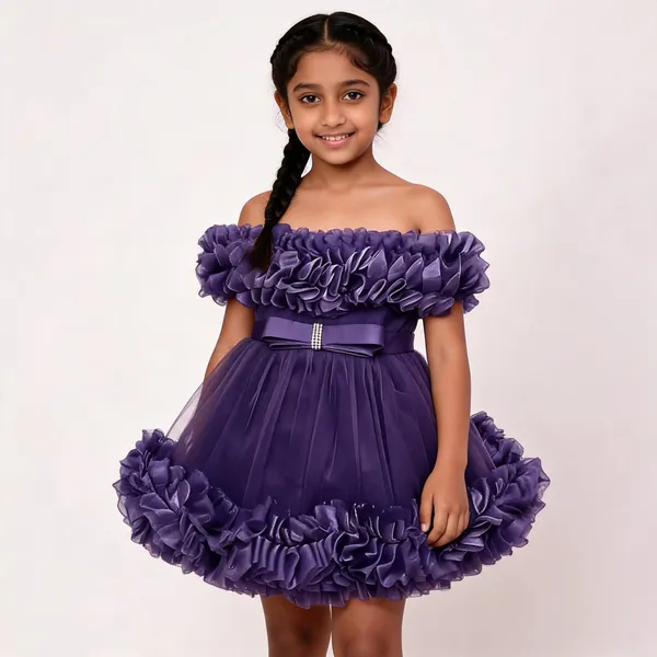 Purple_Tulle_Layered_Ruffle_Dress_For_Girls