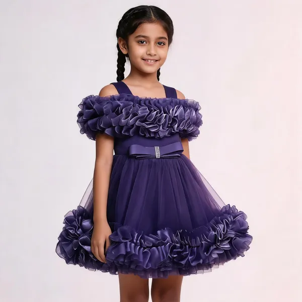 Purple_Tulle_Layered_Ruffle_Dress_For_Girls