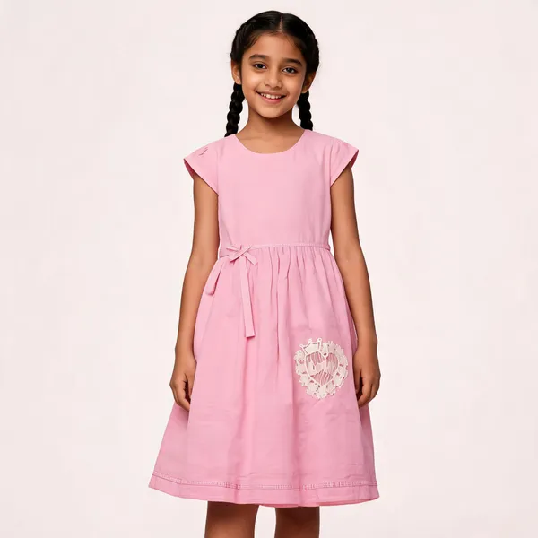 Pink_Cotton_Fit_And_Flare_Embroidered_Dress_For_Girls