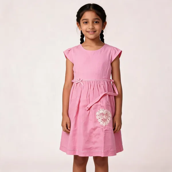Pink_Cotton_Fit_And_Flare_Embroidered_Dress_For_Girls