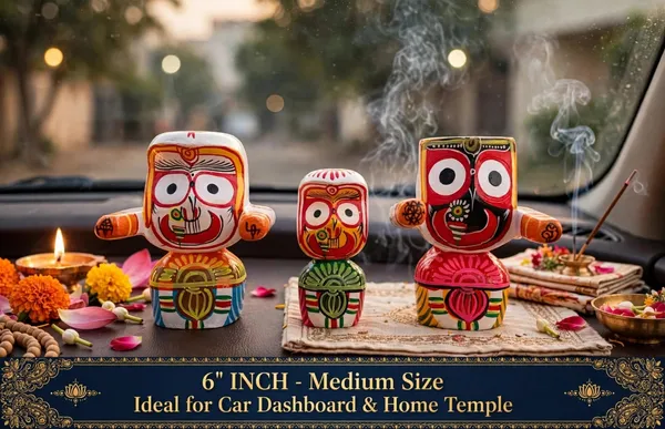 6_Inch_Wooden_Handcrafted_idol_Three_Murti