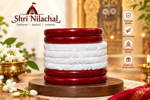 Best_quality_Saru_shankha__pola_2_set_with_2_set_chudi_