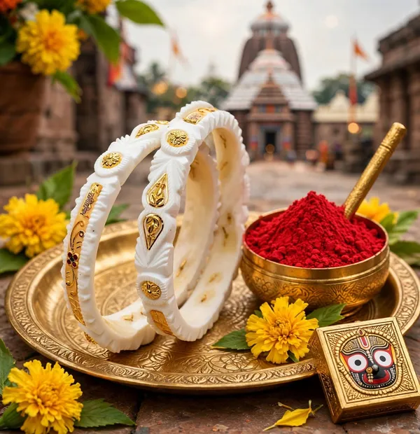 S_Original_saru_sankha_pola_gold_plated__with_Sindoor_