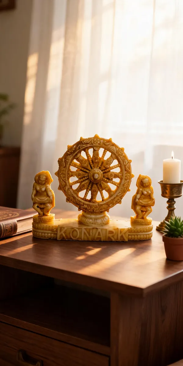 Golden_Idol_Konark_Chakra_Idol_||_Gods_Idol_for_car_dashboard_Idol