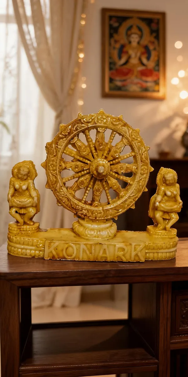 Golden_Idol_Konark_Chakra_Idol_||_Gods_Idol_for_car_dashboard_Idol