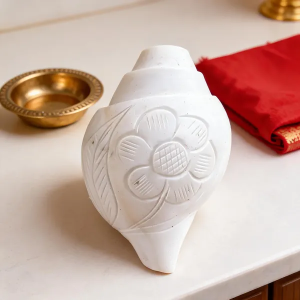 White_Shankh_-_Original_Engraved_Conch_Shell_for_Home,_Office_Desk,_Car_Dashboard_-_Brings_Positive_Energy_&_Peace