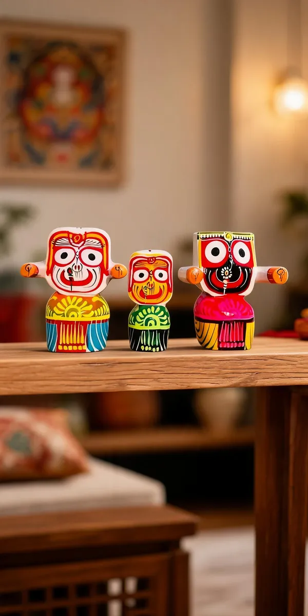 4"_inch_wood_Jagannath_balabhadra_Subhadra_murti