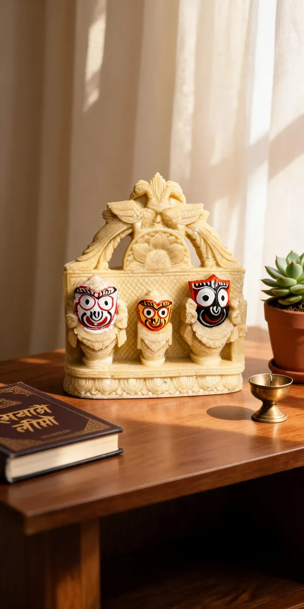 Puri_Jagannath_Ceramic_Murti_-_Multicolor_Handcrafted_Jagannath_Balabhadra_Subhadra_Idol_with_Golden_Sinhasan_for_Spiritual_Decor
