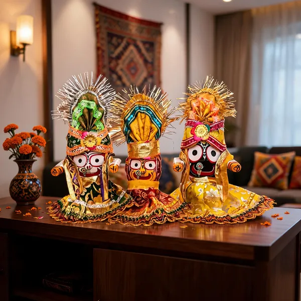 4"_murti_Jagannath_balabhadra_Subhadra_idol_with_dress