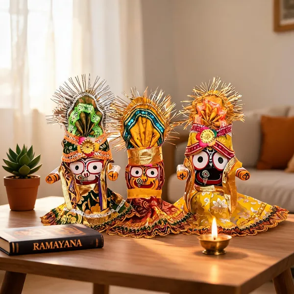 4"_murti_Jagannath_balabhadra_Subhadra_idol_with_dress