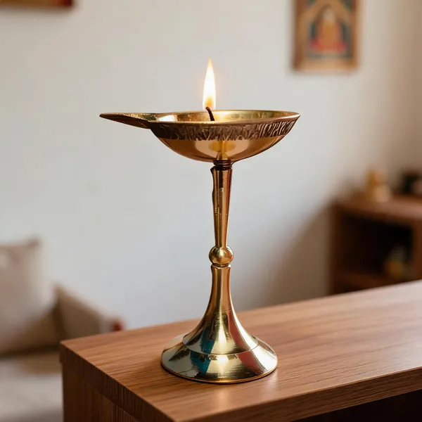 Brass_Traditional_Plain_Diya_stand