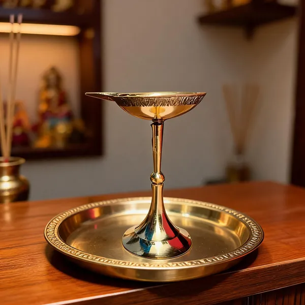 Brass_Traditional_Plain_Diya_stand