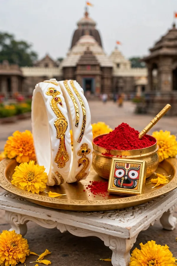 S_Original_saru_sankha_pola_with_gold_plated_new_design_