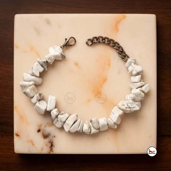 Howlite_chip_Bracelet