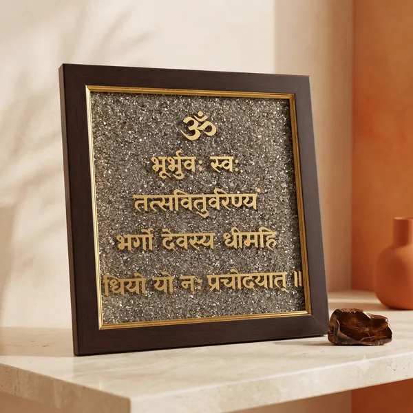 Gaytri_Mantra_Pyrite_Frame