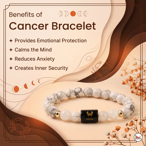Cancer_(कर्क_राशि)_Zodiac_Howlite_&_Milky_Quartz_Bracelet_||_𝟮𝟭_𝗝𝘂𝗻_–_𝟮𝟮_𝗝𝘂𝗹_||