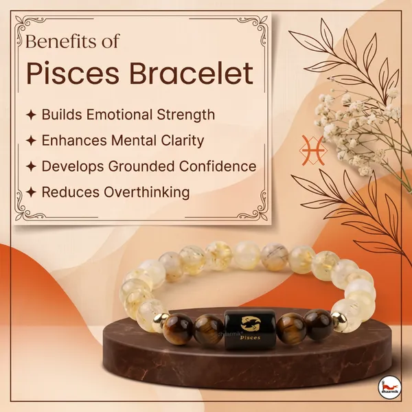 Pisces_(मीन_राशि)_Zodiac_Citrine_&_Tiger_Eye_Bracelet_||_𝟭𝟵_𝗙𝗲𝗯_–_𝟮𝟬_𝗠𝗮𝗿_||
