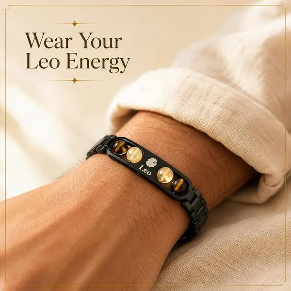 Dhaarmik_Leo_Metal_Bracelet