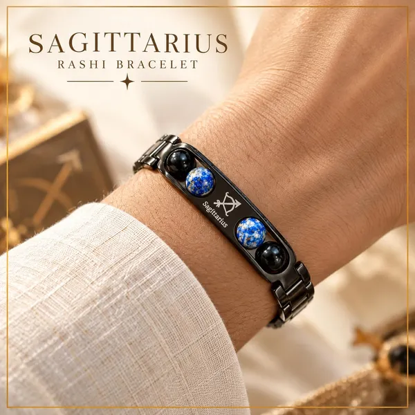 Dhaarmik_Sagittarius_Metal_Bracelet