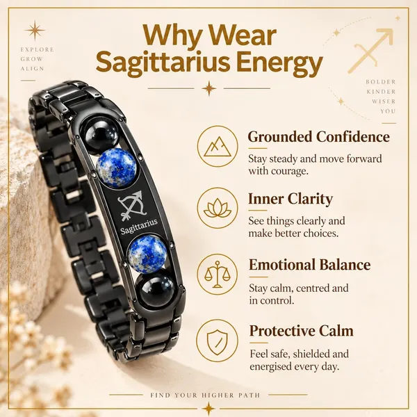 Dhaarmik_Sagittarius_Metal_Bracelet