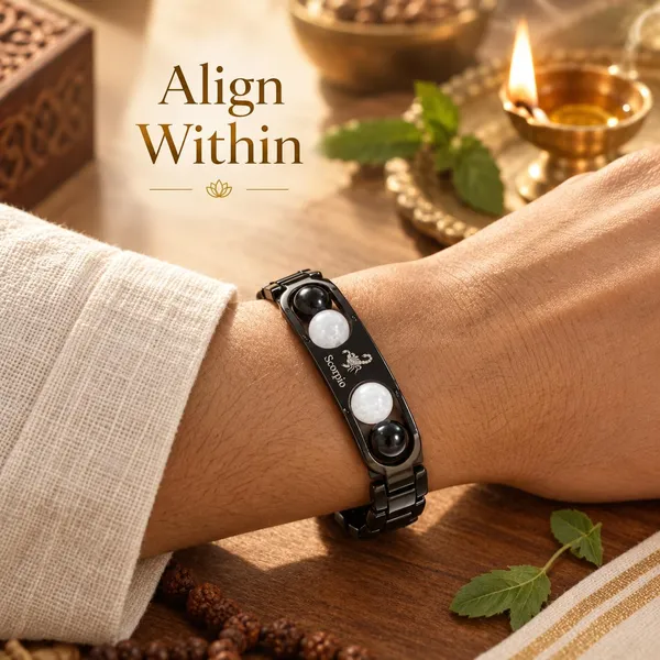 Dhaarmik_Scorpio_Metal_Bracelet