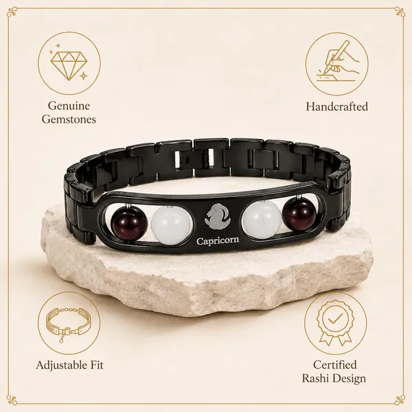 Dhaarmik_Capricorn_Metal_Bracelet