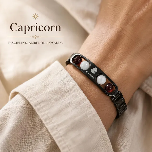 Dhaarmik_Capricorn_Metal_Bracelet