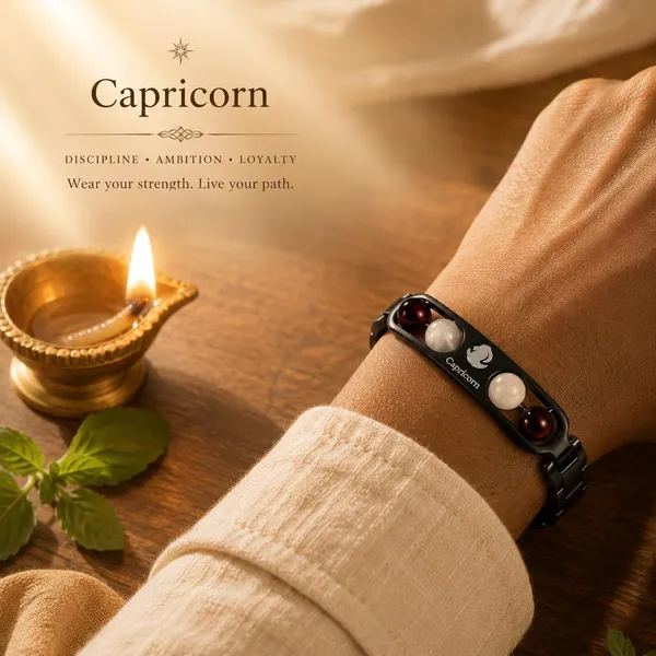 Dhaarmik_Capricorn_Metal_Bracelet