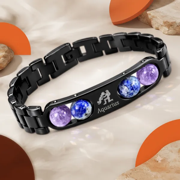 Dhaarmik_Aquarius_Metal_Bracelet