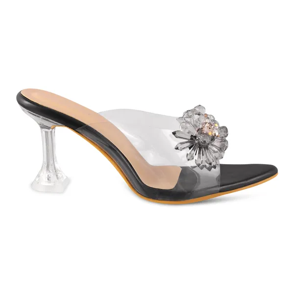 Black_Synthetic_Embellished_Heeled_Mules