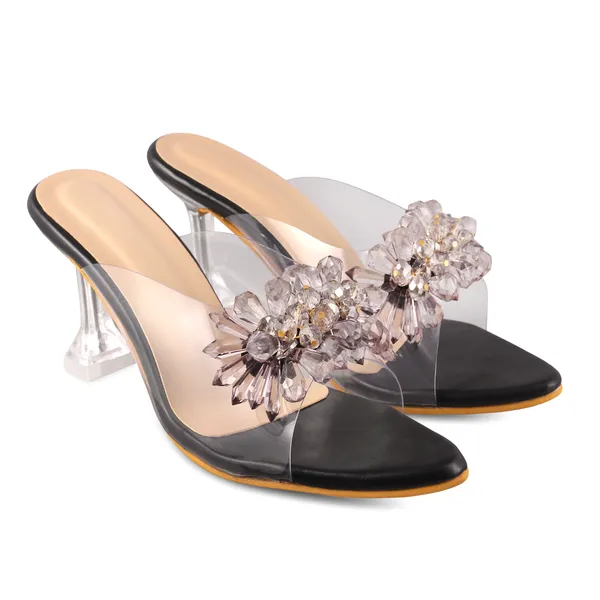 Black_Synthetic_Embellished_Heeled_Mules