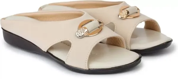 Cream_Slip-On_Open_Toe_Sandals