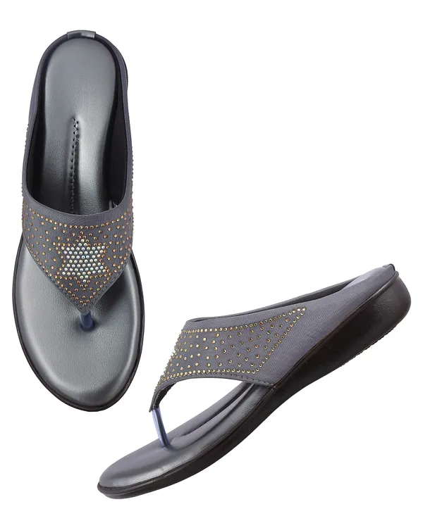 Grey_Embellished_Flat_Flip_Flops
