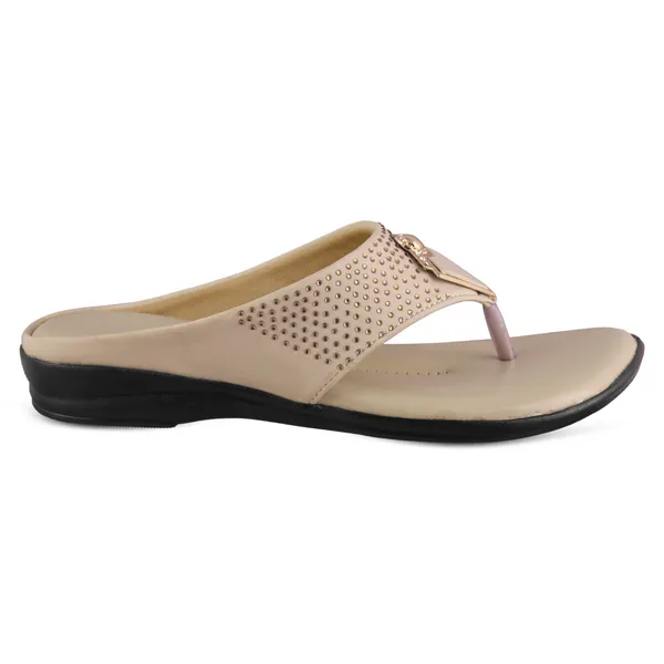 Beige_Embellished_Wedge_Sandals