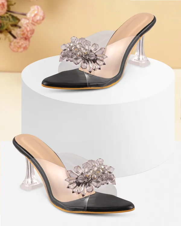 Black_Synthetic_Embellished_Heeled_Mules