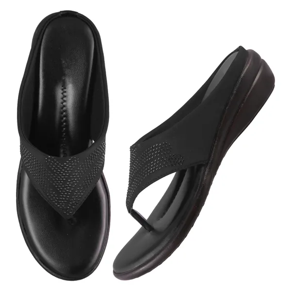 Black_Wedge_Flip-Flop_Sandals