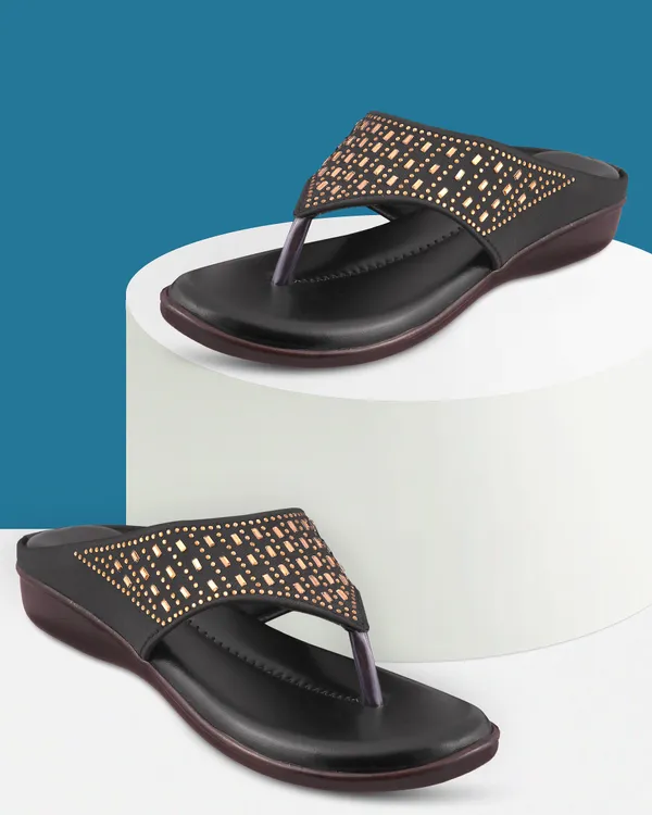 Black_Embellished_Flat_Sandals