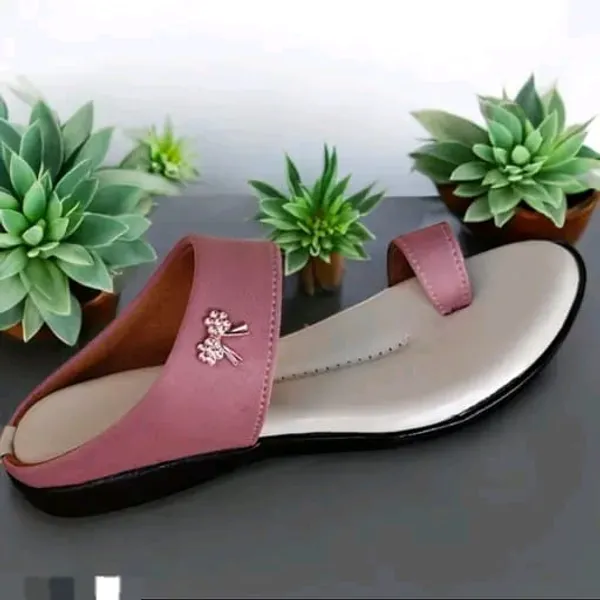 Pink_Casual_Flat_Sandals