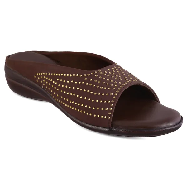 Brown_Studded_Slip-On_Sandals