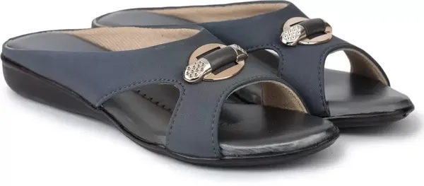 Grey_Synthetic_Flat_Sandals