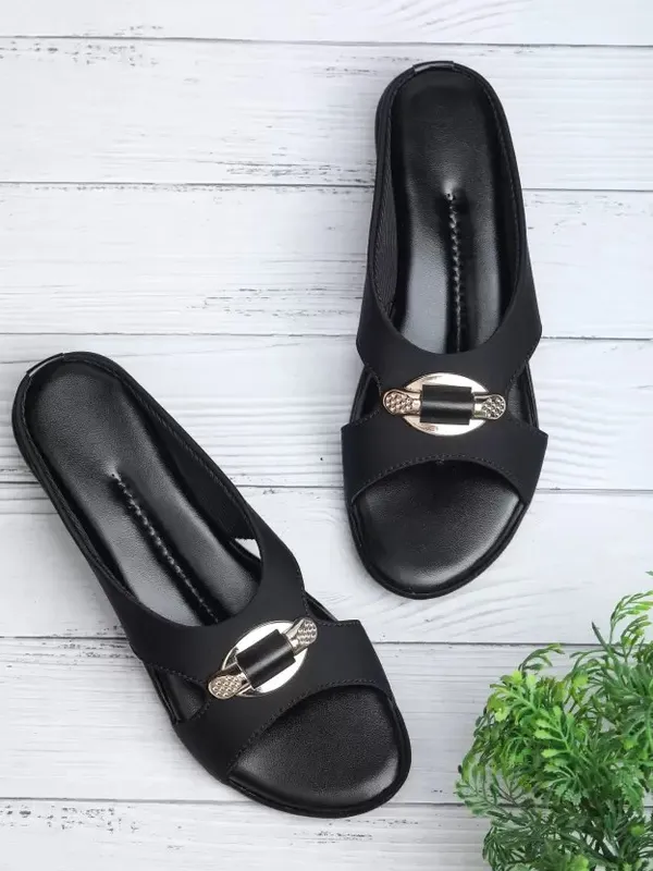 Black_Leather_Look_Slip-On_Mule_Slippers