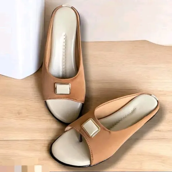 Tan_Slip-On_Flat_Mules