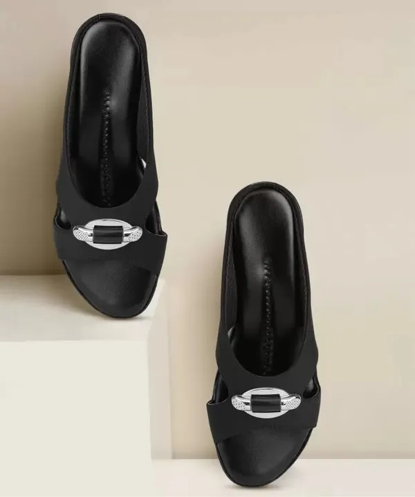Black_Leather_Look_Slip-On_Mule_Slippers