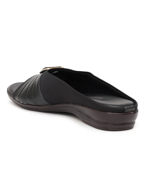 Black_Synthetic_Wedge_Sandals