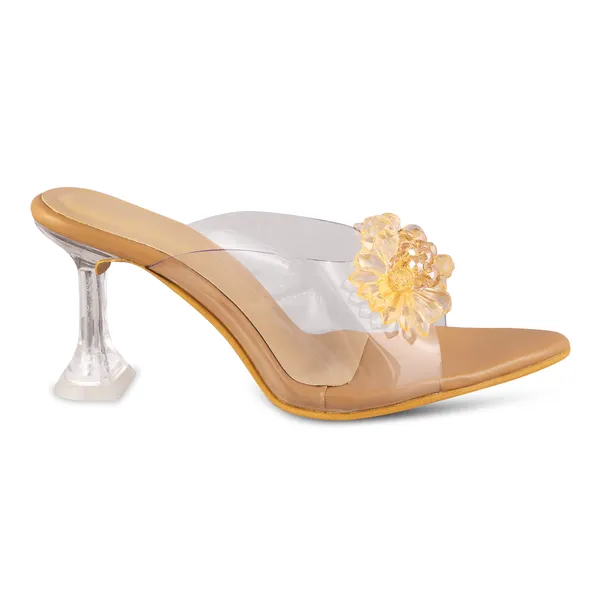 Beige_Pvc_Embellished_Heeled_Mules