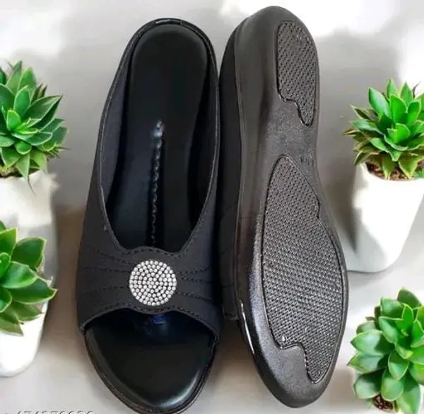 Black_Slip-On_Open_Toe_Sandals